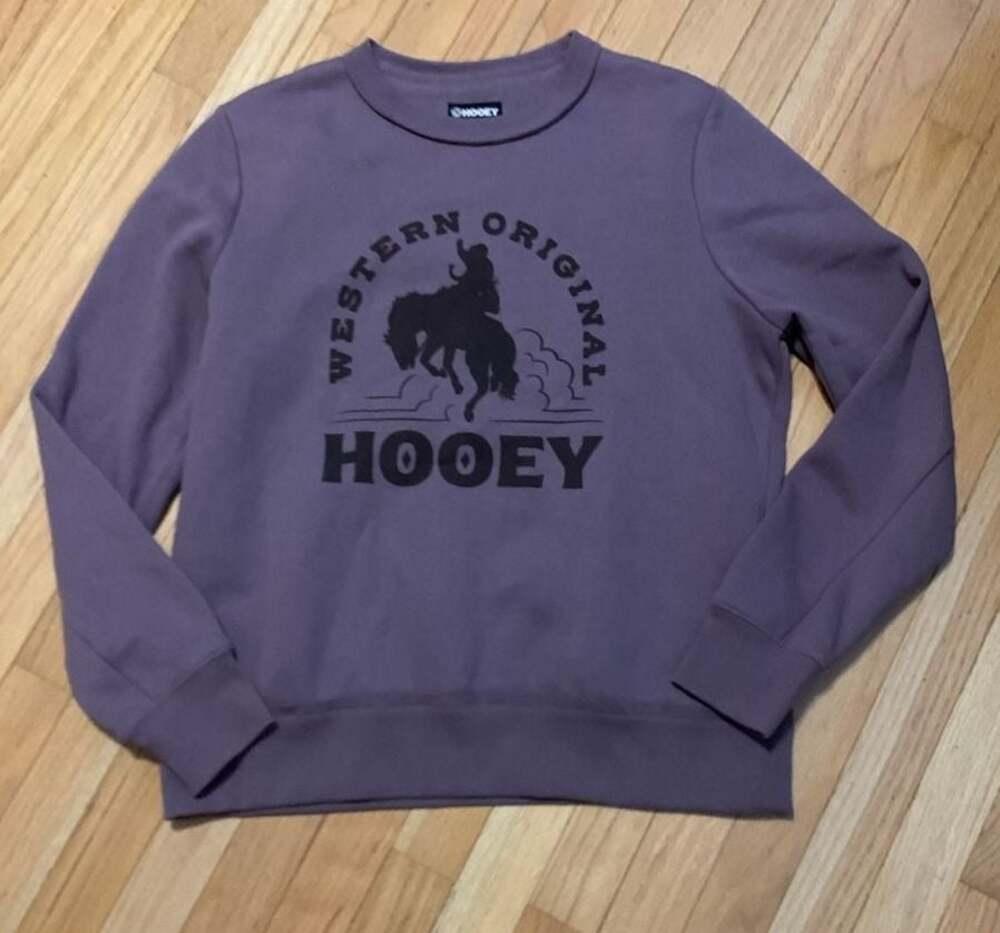 Hooey Women's Western Original Bronco Graphic Crewneck Sweatshirt